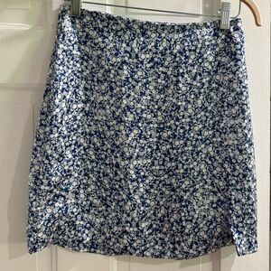 Zara Floral Mini Skirt - like new - size XS